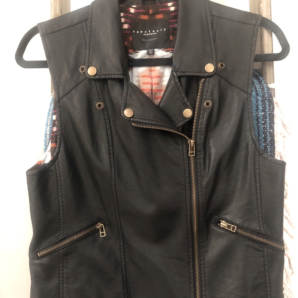 Sanctuary Leather Vest